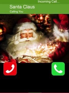call santa graphic